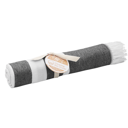 SEAQUAL® Hammam Towel 70x140cm_GREY_DETAILEDIMAGE_front_1