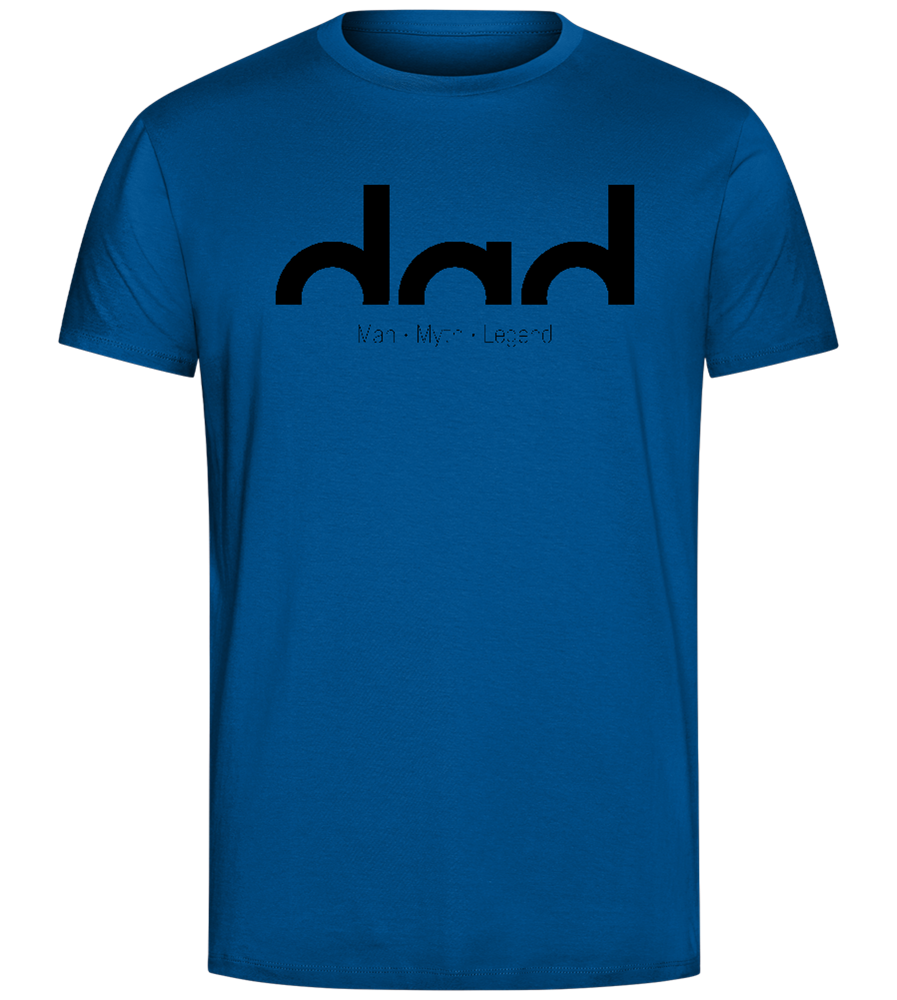 Dad Man Myth Legend Design - Comfort Unisex T-Shirt_ROYAL_front