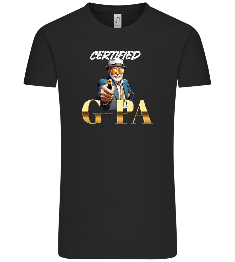 Certified G Pa Design - Comfort Unisex T-Shirt_DEEP BLACK_front