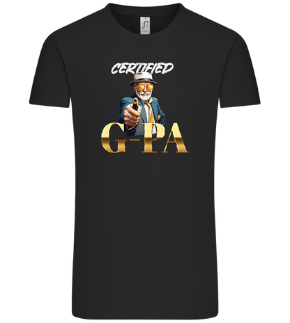 Certified G Pa Design - Comfort Unisex T-Shirt_DEEP BLACK_front