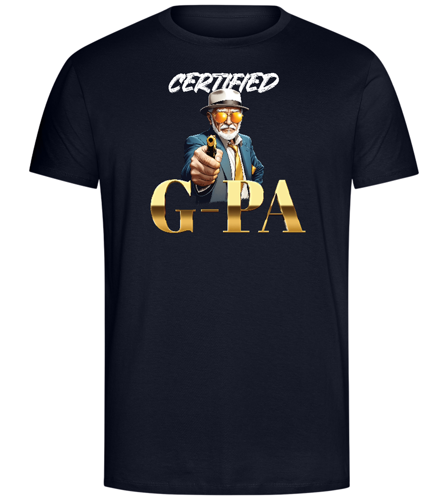 Certified G Pa Design - Comfort Unisex T-Shirt_FRENCH NAVY_front