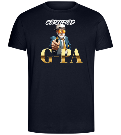 Certified G Pa Design - Comfort Unisex T-Shirt_FRENCH NAVY_front