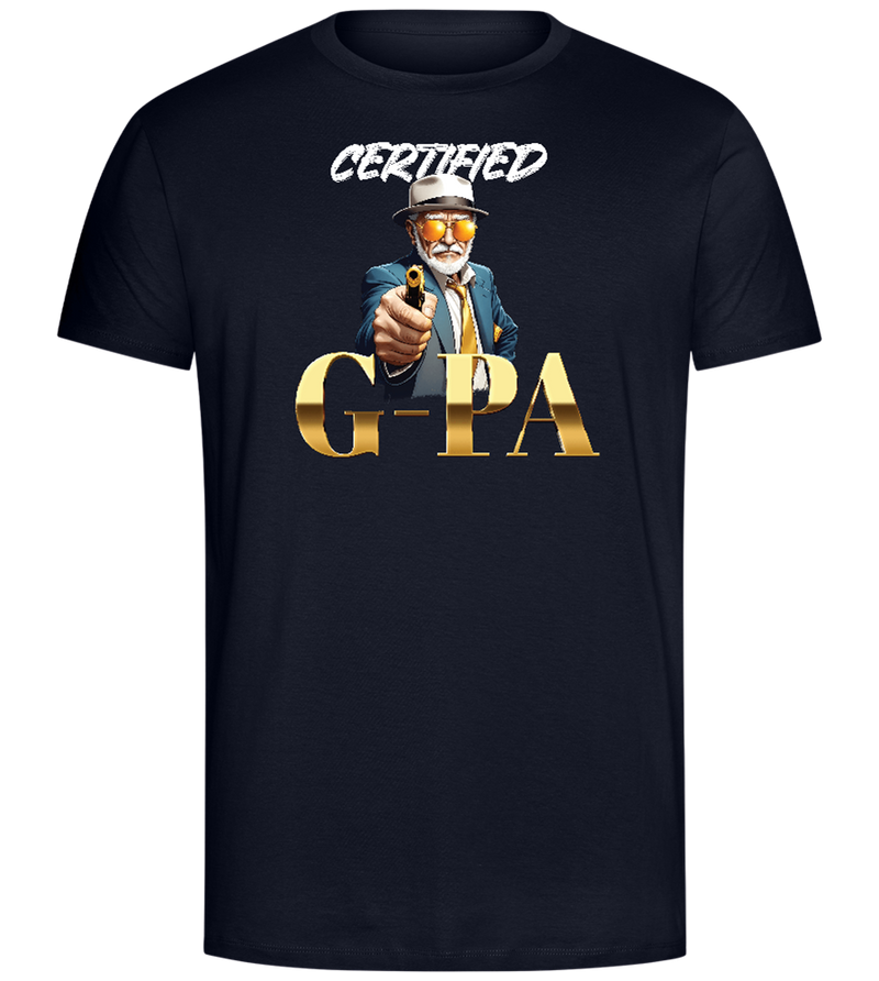 Certified G Pa Design - Comfort Unisex T-Shirt_FRENCH NAVY_front