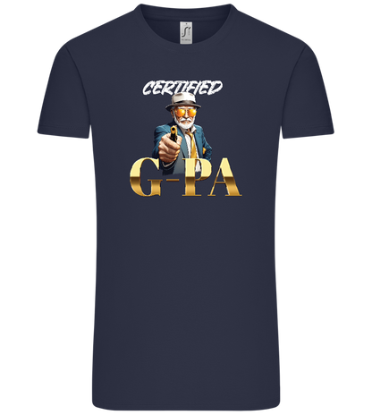 Certified G Pa Design - Comfort Unisex T-Shirt_FRENCH NAVY_front