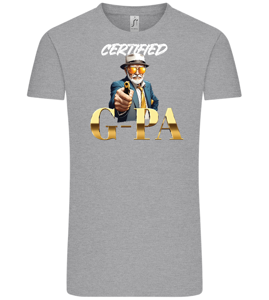 Certified G Pa Design - Comfort Unisex T-Shirt_ORION GREY_front