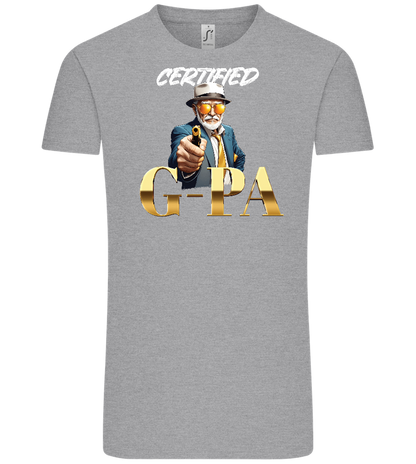 Certified G Pa Design - Comfort Unisex T-Shirt_ORION GREY_front