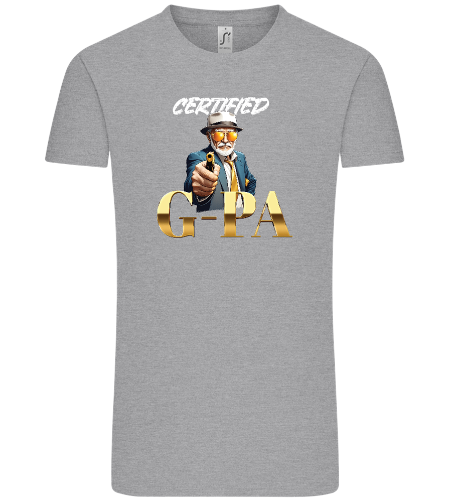 Certified G Pa Design - Comfort Unisex T-Shirt_ORION GREY_front