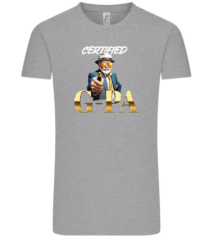 Certified G Pa Design - Comfort Unisex T-Shirt_ORION GREY_front