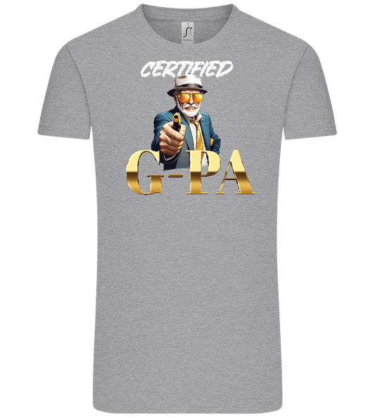 Certified G Pa Design - Comfort Unisex T-Shirt_ORION GREY_front