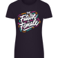 Future Is Female Design - Comfort women's fitted t-shirt_FRENCH NAVY_front