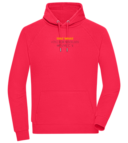 Das Wars Möge Der Abschluss Mit Uns Sein Design - Comfort unisex hoodie_RED_front