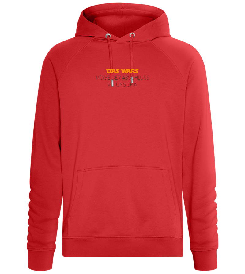 Das Wars Möge Der Abschluss Mit Uns Sein Design - Comfort unisex hoodie_RED_front