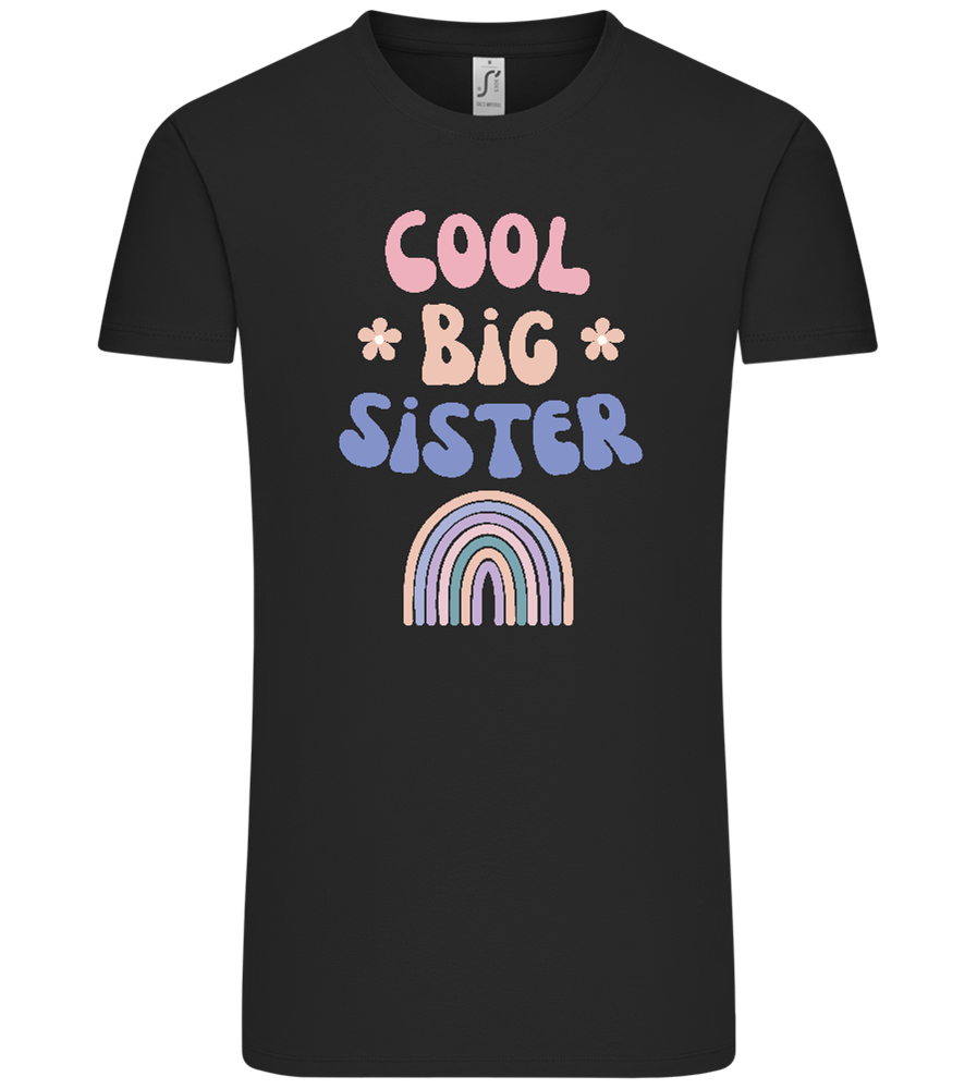 Cool Big Sister Design - Comfort Unisex T-Shirt_DEEP BLACK_front