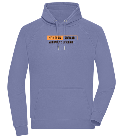 Kein Plan Aber Abi Design - Comfort unisex hoodie_BLUE_front