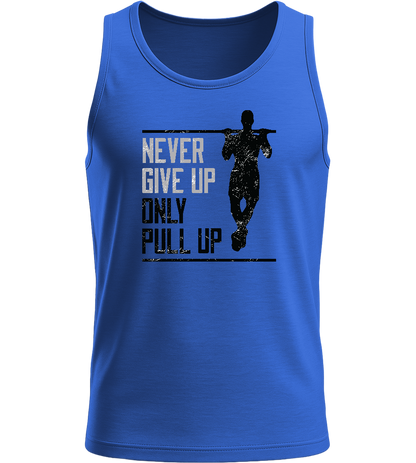 Only Pull Up Design - Basic men's tank top_ROYAL BLUE_front