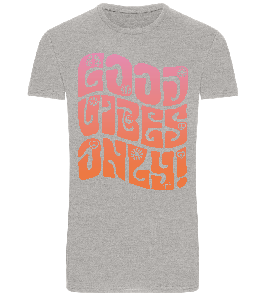 Good Vibes Design - Basic Unisex T-Shirt_ORION GREY_front