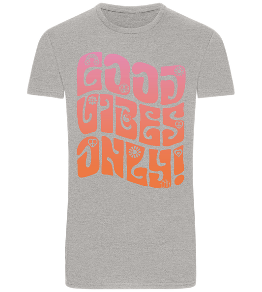 Good Vibes Design - Basic Unisex T-Shirt_ORION GREY_front
