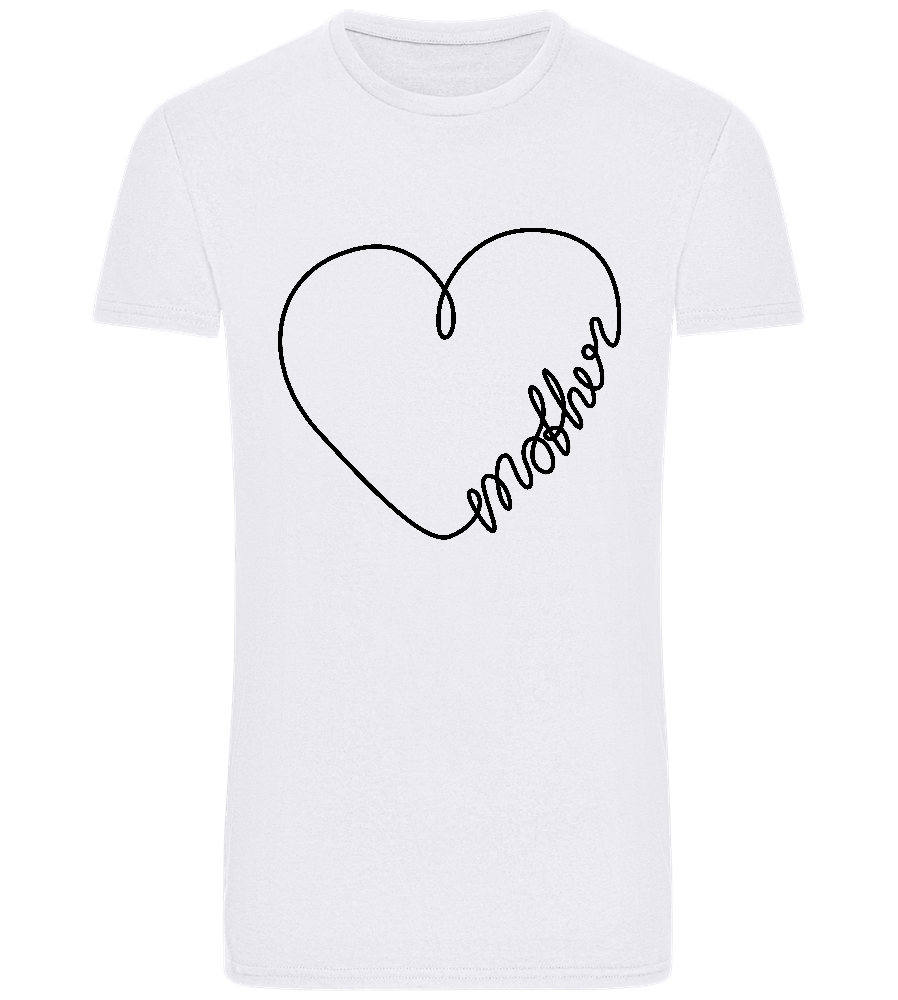 Heart Mother Design - Basic Unisex T-Shirt_WHITE_front