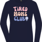 Tired Moms Club Design - Premium Women´s long sleeve t-shirt_FRENCH NAVY_front