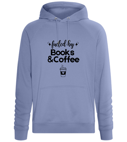 Book&Coffee Design - Comfort unisex hoodie_BLUE_front