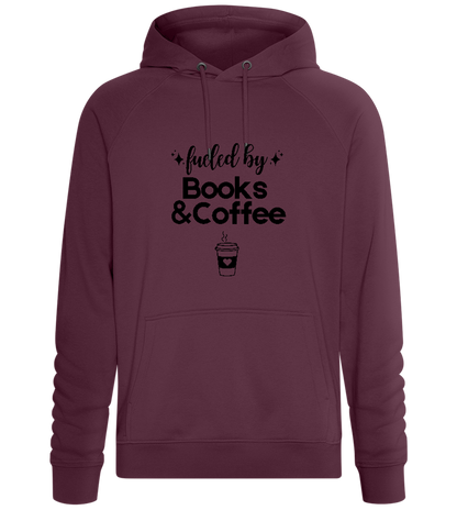 Book&Coffee Design - Comfort unisex hoodie_BORDEAUX_front