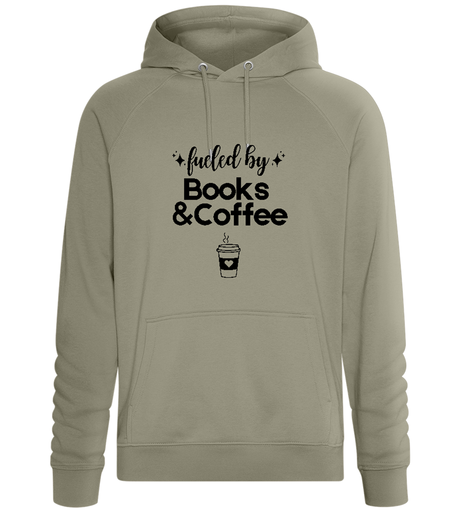 Book&Coffee Design - Comfort unisex hoodie_KHAKI_front