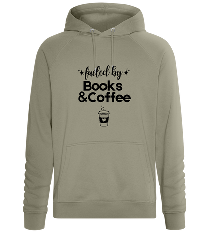 Book&Coffee Design - Comfort unisex hoodie_KHAKI_front