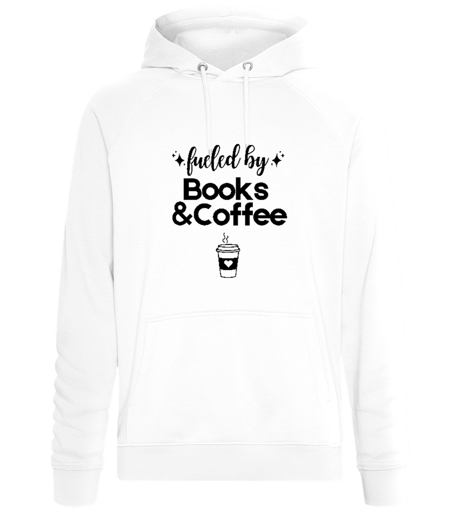 Book&Coffee Design - Comfort unisex hoodie_WHITE_front