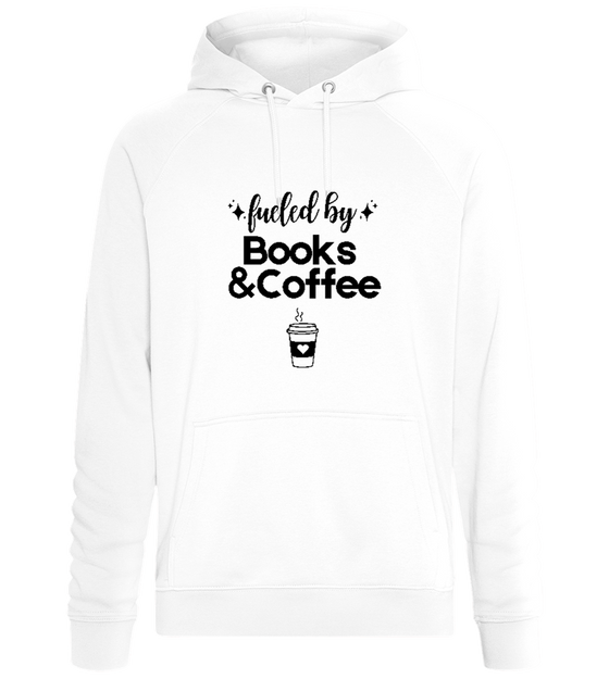 Book&Coffee Design - Comfort unisex hoodie_WHITE_front