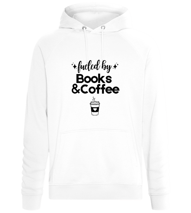 Book&Coffee Design - Comfort unisex hoodie_WHITE_front