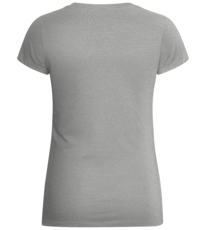 J'y Vais au Talent Sans Pression Design - Basic women's v-neck t-shirt_ORION GREY_back