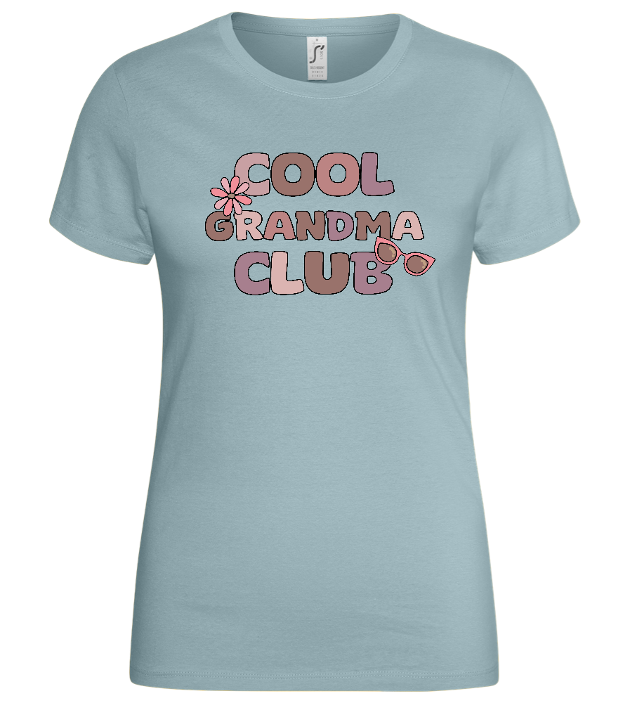 Cool Grandma Club 2 Design - Basic women's t-shirt_PURE GRAY_front