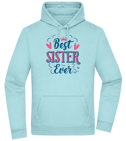 Best Sister Design - Premium Essential Unisex Hoodie_POOL BLUE_front