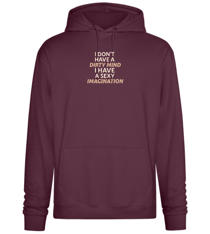 Sexy Imagination Design - Premium Essential Unisex Hoodie_BORDEAUX_front