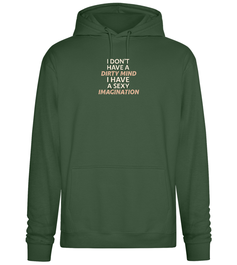 Sexy Imagination Design - Premium Essential Unisex Hoodie_GREEN BOTTLE_front