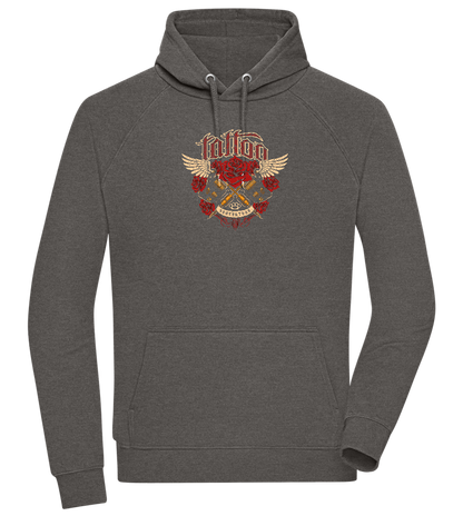 Subculture Tattoo Design - Comfort unisex hoodie_CHARCOAL CHIN_front