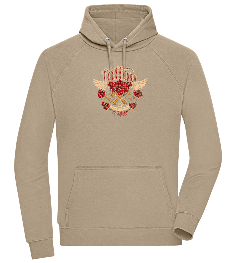 Subculture Tattoo Design - Comfort unisex hoodie_KHAKI_front