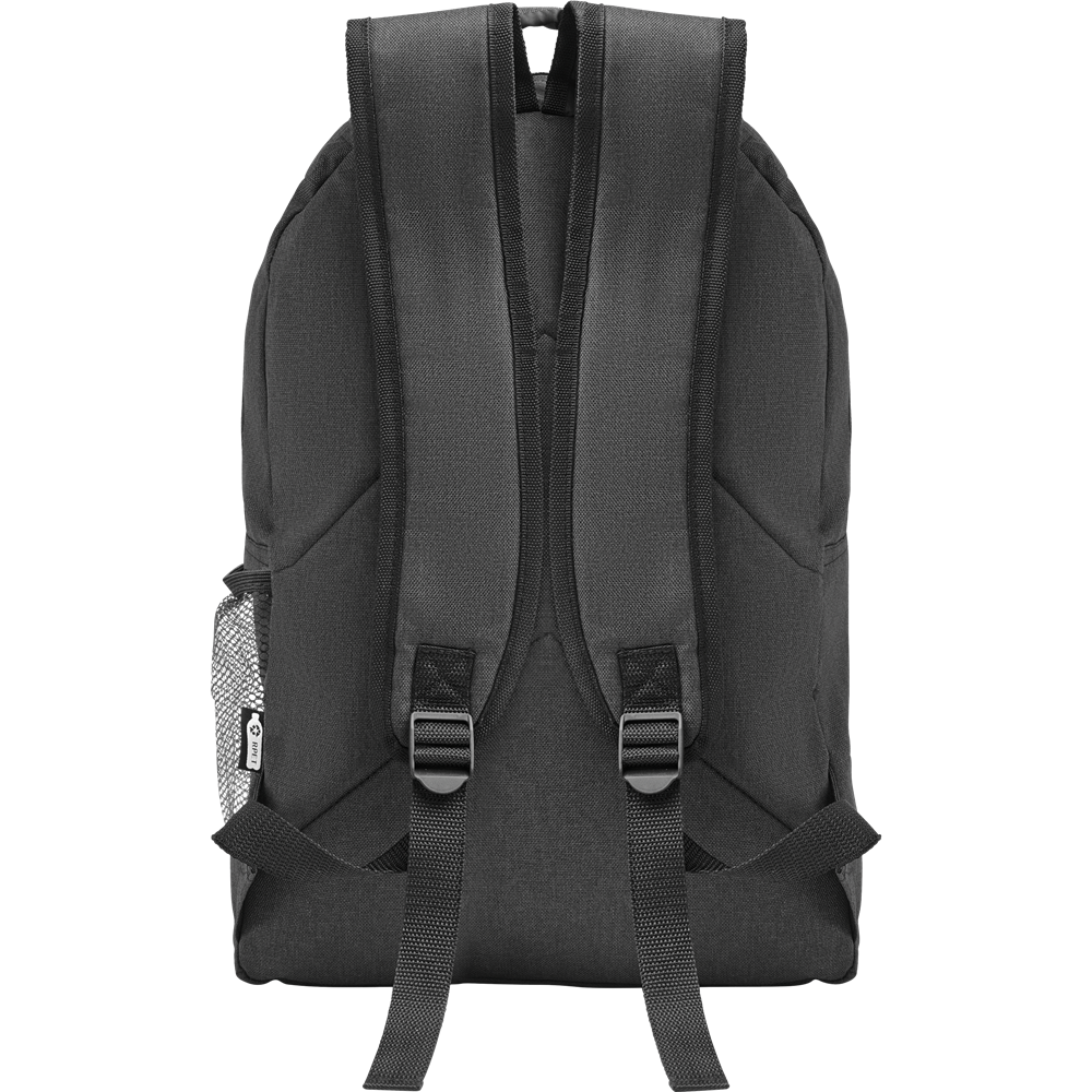Two-Tone RPET Backpack_BLACK_back
