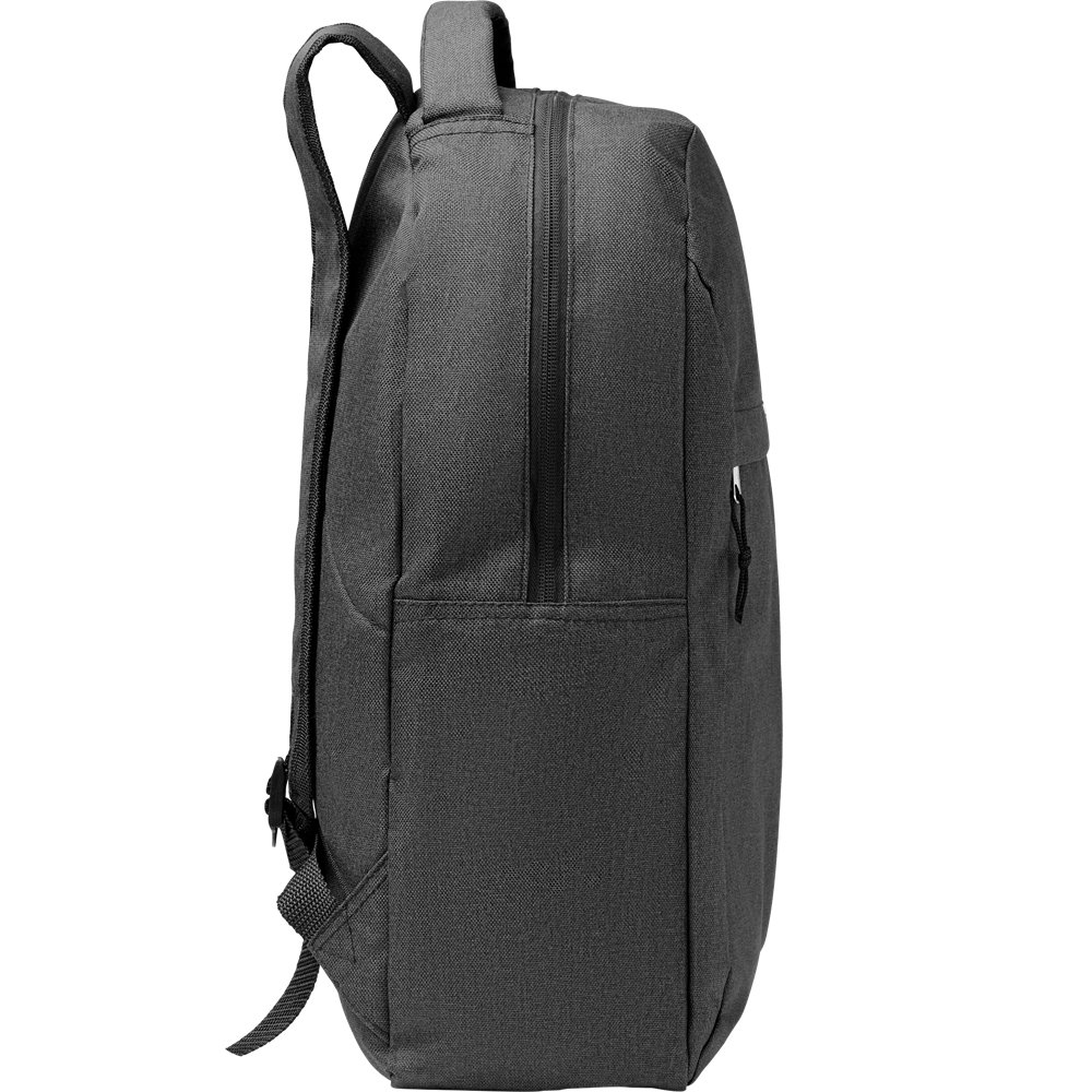 Two-Tone RPET Backpack_BLACK_left