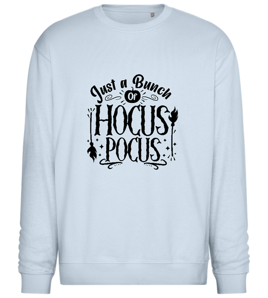 Hocus Pocus Design - Comfort Essential Unisex Sweater_CREAMY BLUE_front