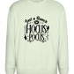 Hocus Pocus Design - Comfort Essential Unisex Sweater_CREAMY GREEN_front