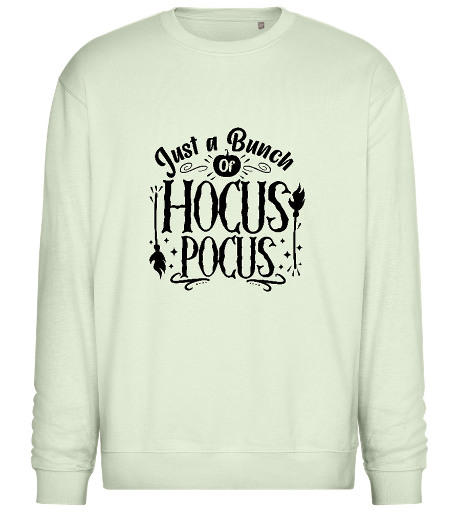 Hocus Pocus Design - Comfort Essential Unisex Sweater_CREAMY GREEN_front