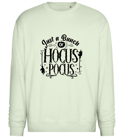 Hocus Pocus Design - Comfort Essential Unisex Sweater_CREAMY GREEN_front