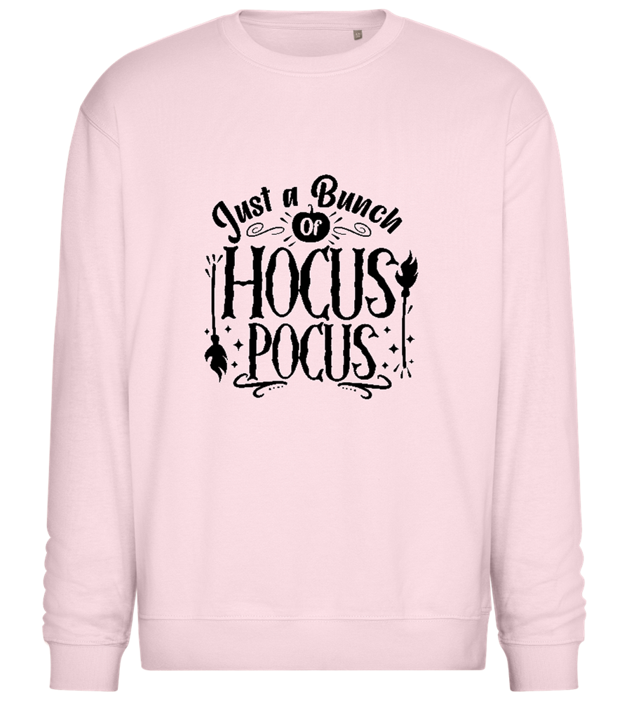 Hocus Pocus Design - Comfort Essential Unisex Sweater_LIGHT PEACH ROSE_front