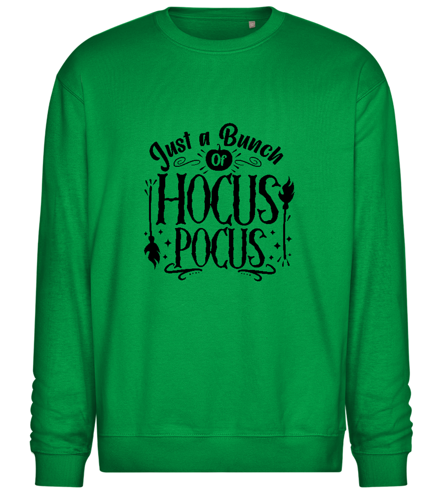 Hocus Pocus Design - Comfort Essential Unisex Sweater_MEADOW GREEN_front