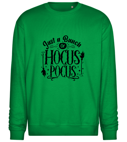 Hocus Pocus Design - Comfort Essential Unisex Sweater_MEADOW GREEN_front