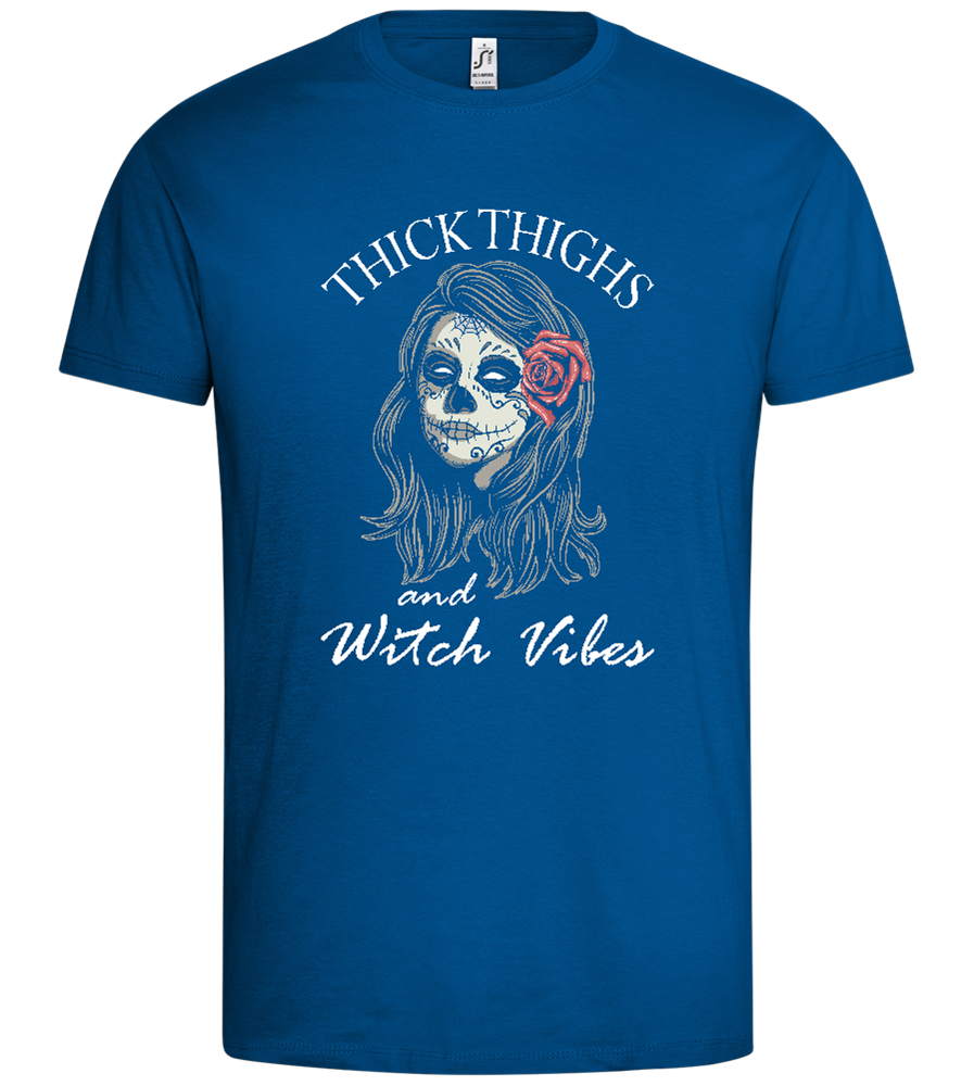 Witch Vibes Design - Premium men's t-shirt_ROYAL_front