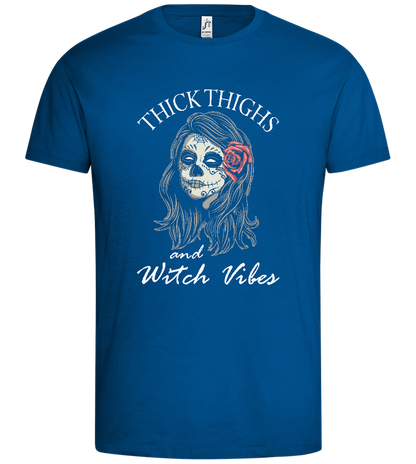 Witch Vibes Design - Premium men's t-shirt_ROYAL_front