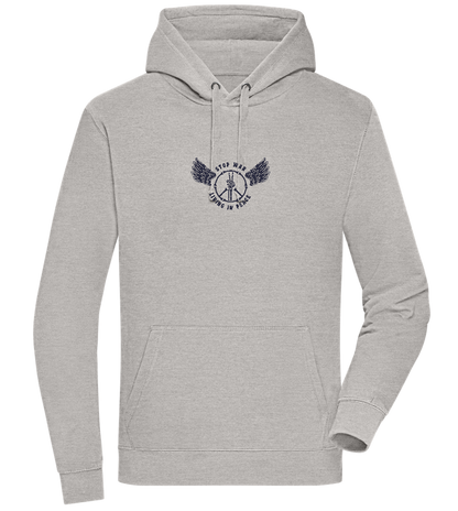 Living In Peace Design - Premium unisex hoodie_ORION GREY II_front