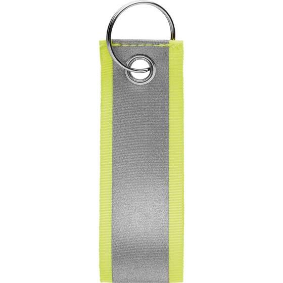 Reflective Safety Keychain_NEON YELLOW_front